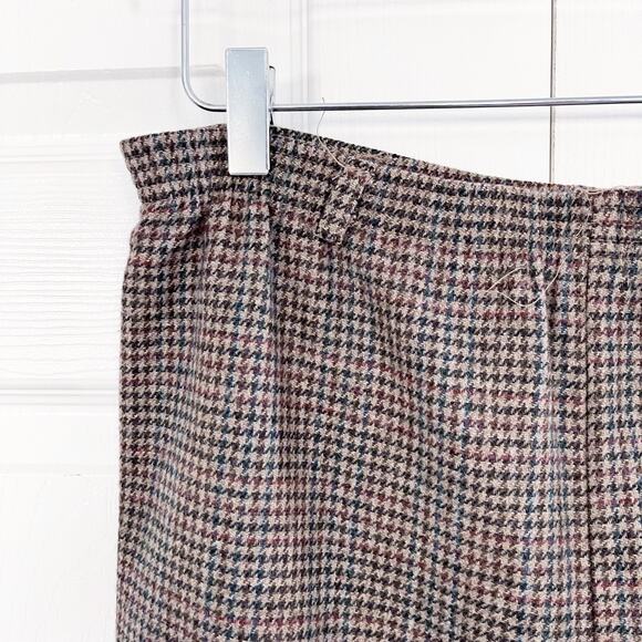 Alfred Dunner Vintage Wool Houndstooth Printed Trousers - Picture 3 of 7